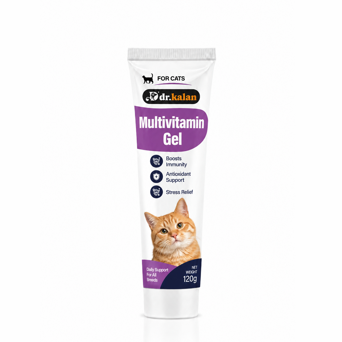 Dr. Kalan Multivitamin Gel for Cats, 120 g Tube
