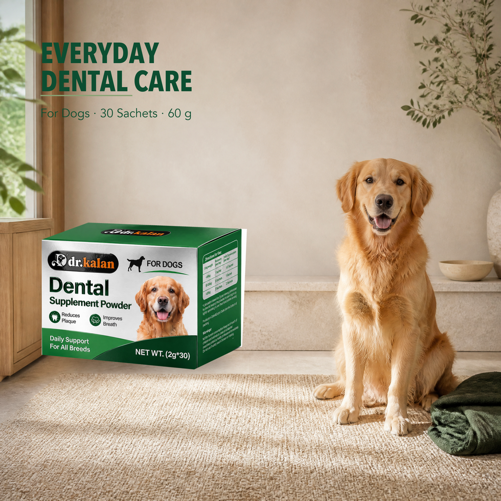 Dr. Kalan Dental Supplement Powder for Dogs, 30 Sachets × 2 g