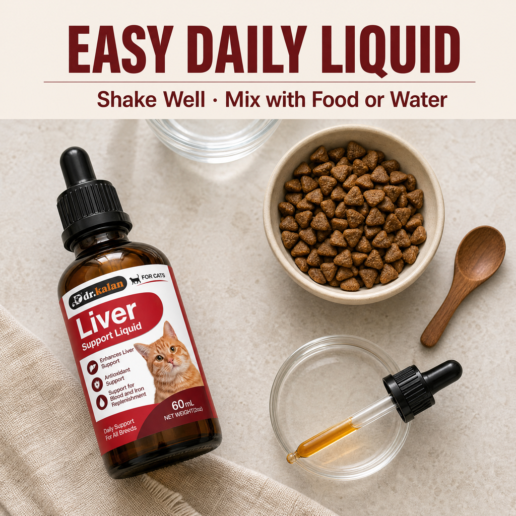 Dr. Kalan Liver Support Liquid for Cats, 60 mL