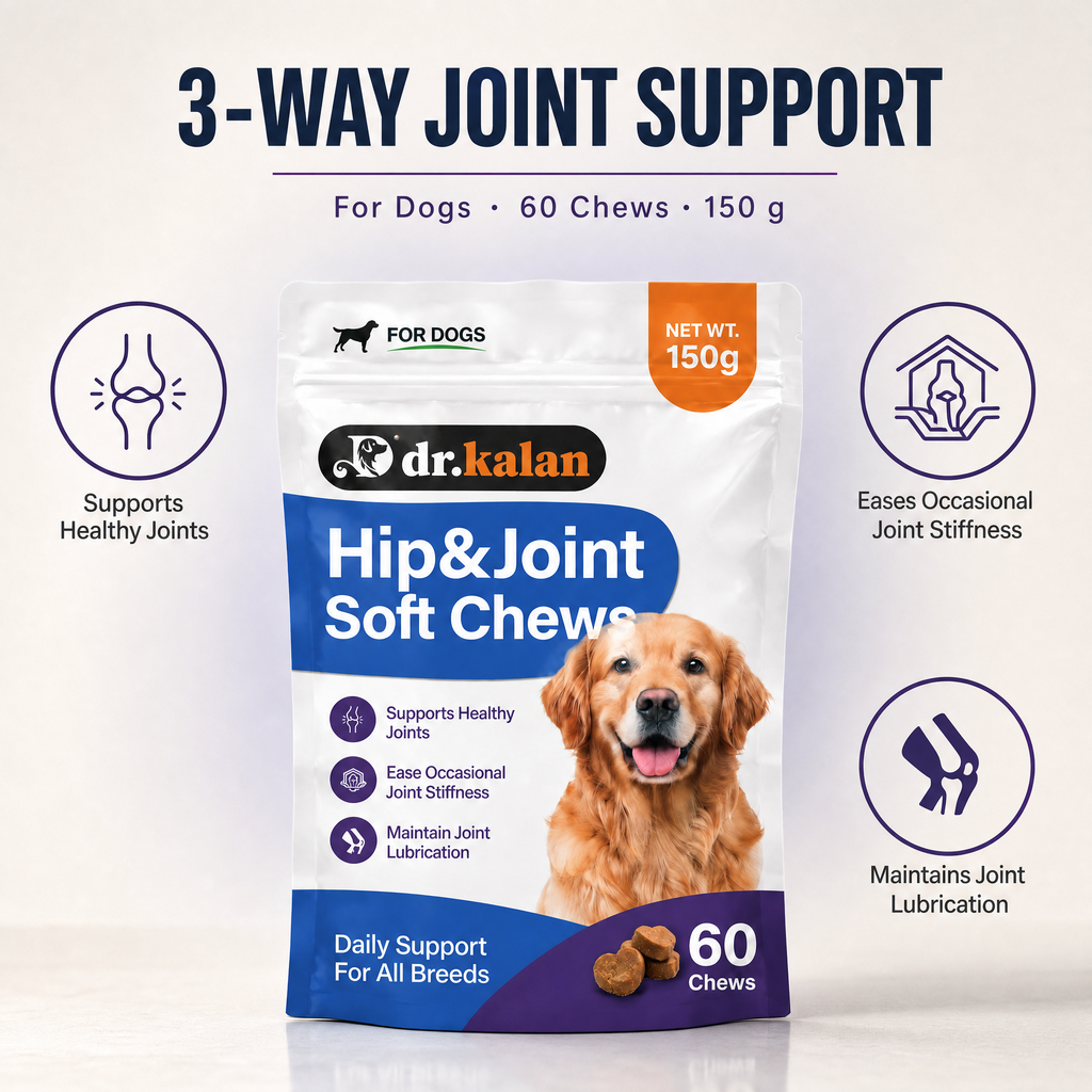 Dr. Kalan Hip & Joint Soft Chews for Dogs, 60 Chews, 150 g