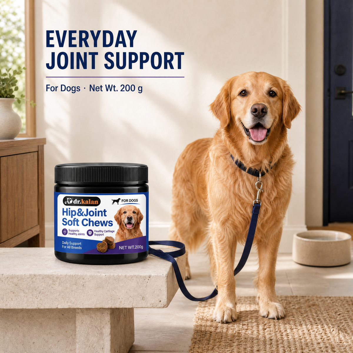 Dr. Kalan Hip & Joint Soft Chews for Dogs, 200 g