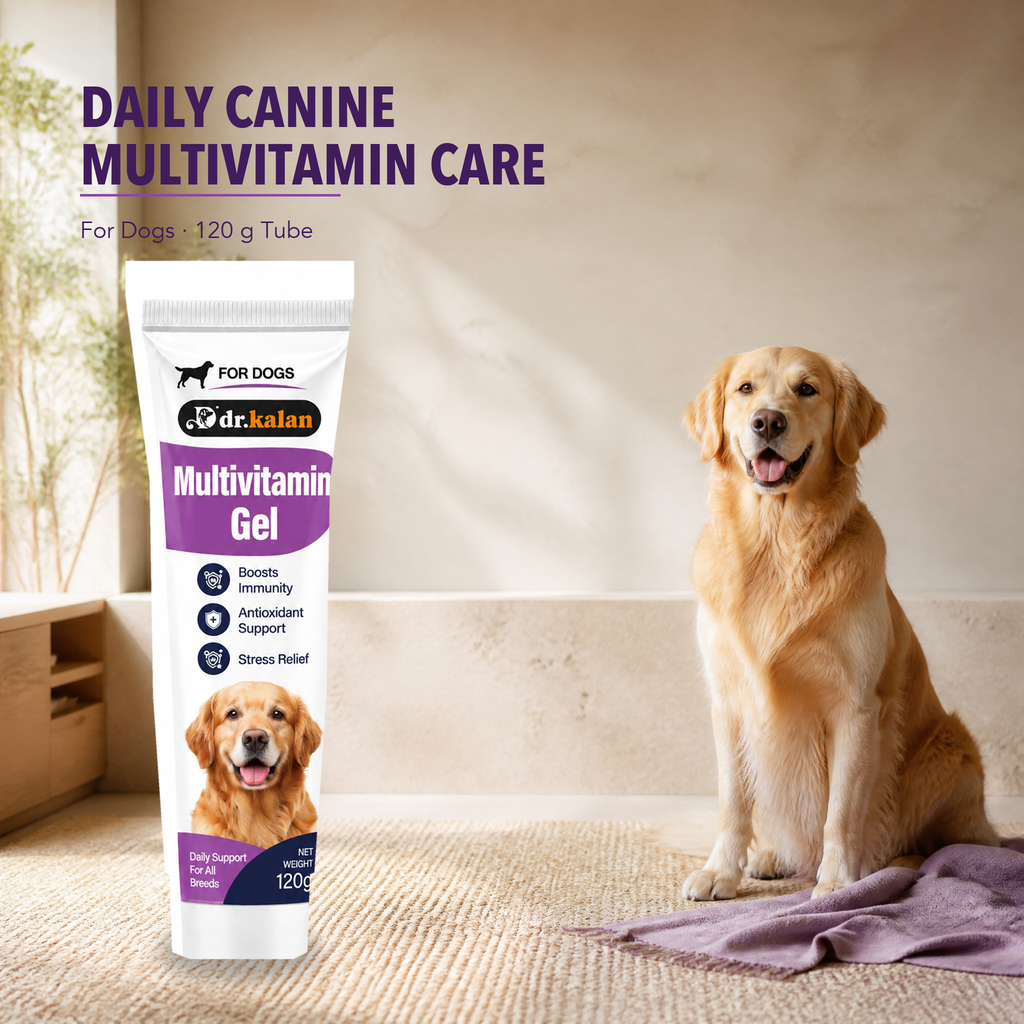 Dr. Kalan Multivitamin Gel for Dogs, 120 g Tube