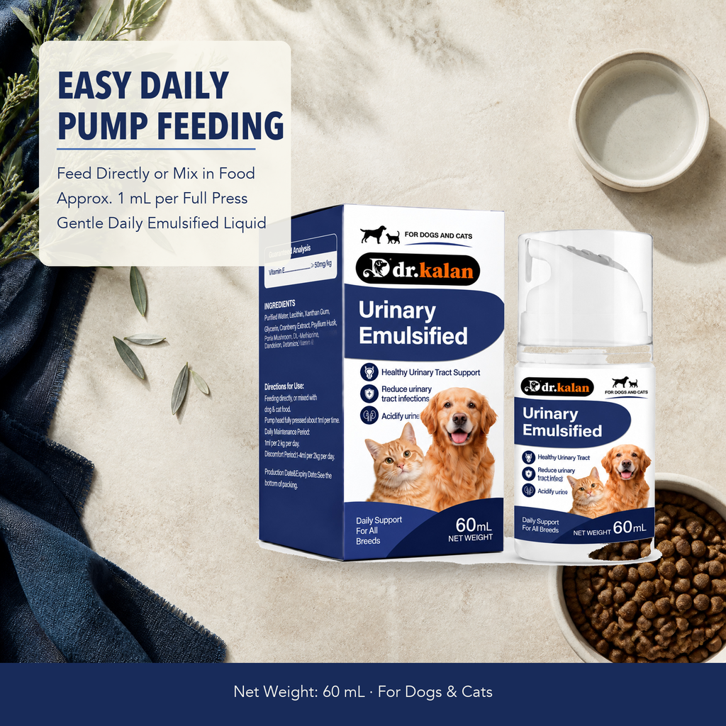 Dr. Kalan Urinary Emulsified Liquid for Dogs & Cats, 60 mL
